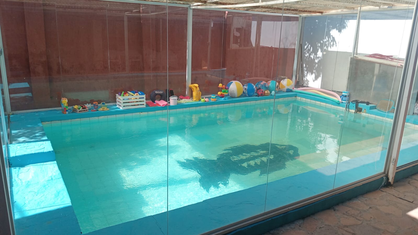 Piscina para sesiones de hidroterapia